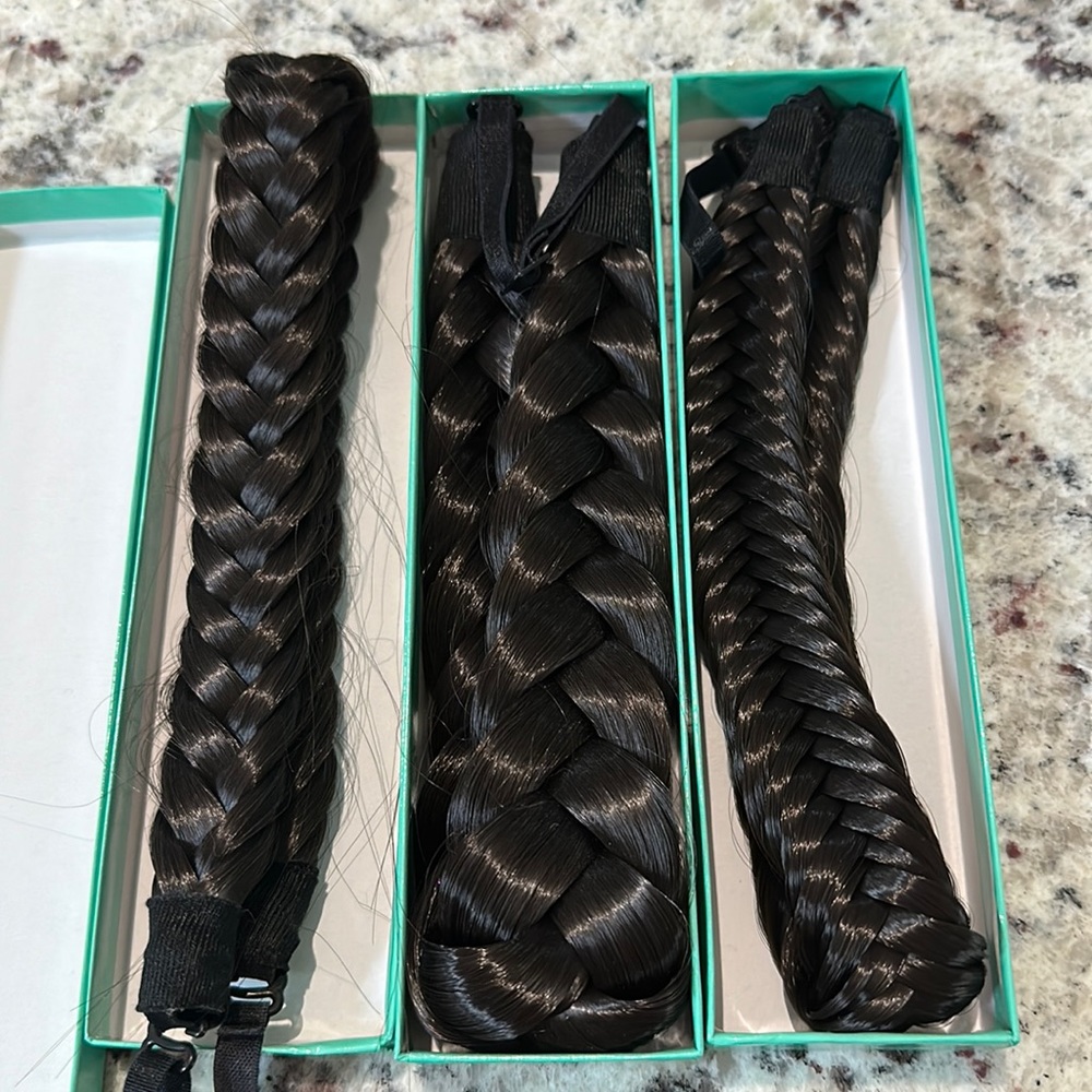 Three Madison Braids - Dark Brown